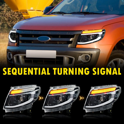 FEUX avant Ford Ranger T6 2012-2015