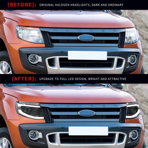 FEUX avant Ford Ranger T6 2012-2015