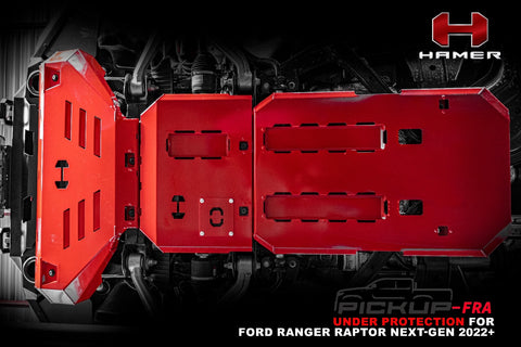Blindage HAMER 3 parties pour Ford RAPTOR gen2 (2023+)
