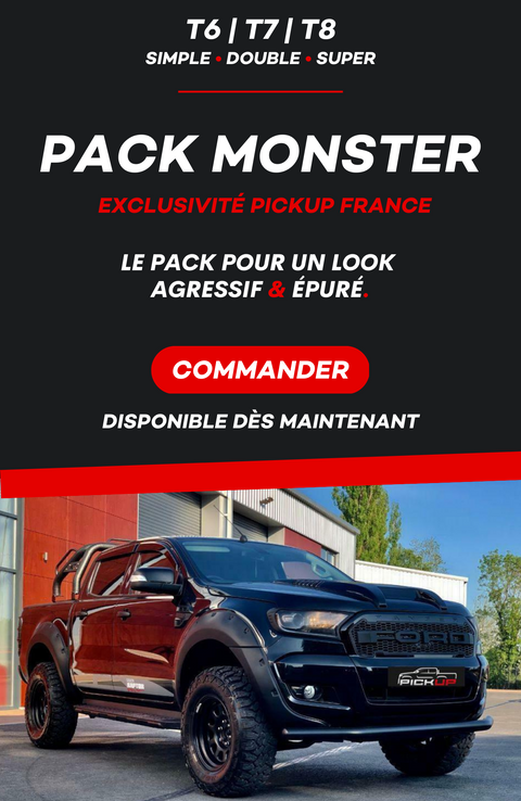 pack monster accessoires ford ranger mobile