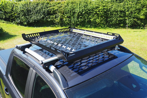 Panier de toit / Galerie de toit / Porte-bagages Toit étagère pour Ford Ranger  2005 – 2023 en Acier au Carbone