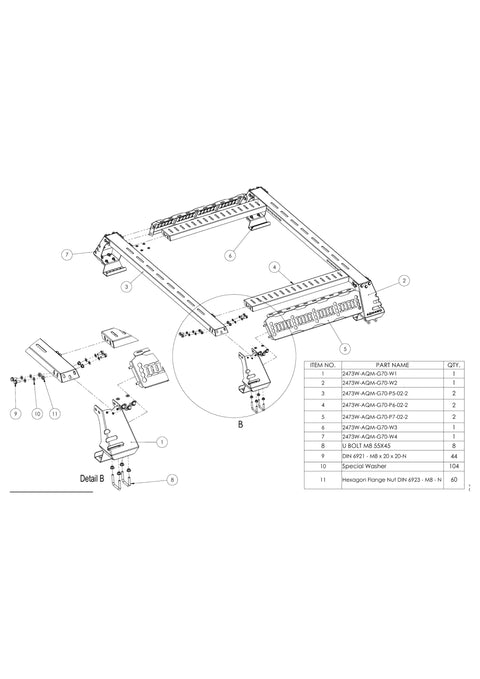 SUPPORT de TENTE light pour T9