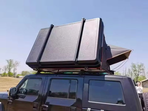 Tente porte-feuille pick-up vue extérieure fermée