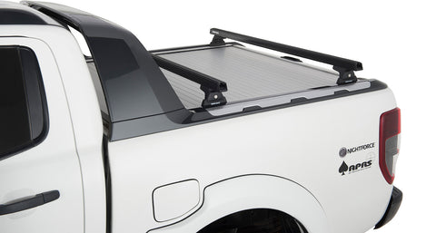 KIT 2 BARRES DE TOIT NOIRE HEAVY DUTY 1500MM AVEC PIEDS RLT600 FORD RANGER WILDTRAK T6/T7/T8 2012-2022