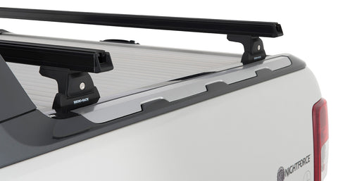 KIT 2 BARRES DE TOIT NOIRE HEAVY DUTY 1500MM AVEC PIEDS RLT600 FORD RANGER WILDTRAK T6/T7/T8 2012-2022